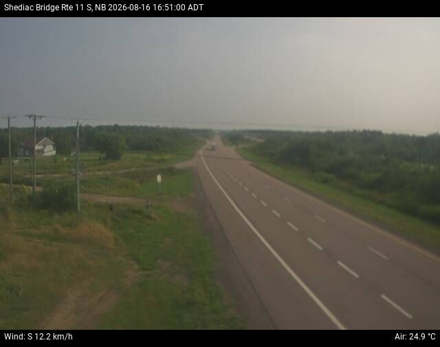 Web Cam image of Shediac Bridge (NB Highway 11)