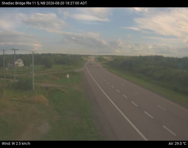 Web Cam image of Shediac Bridge (NB Highway 11)