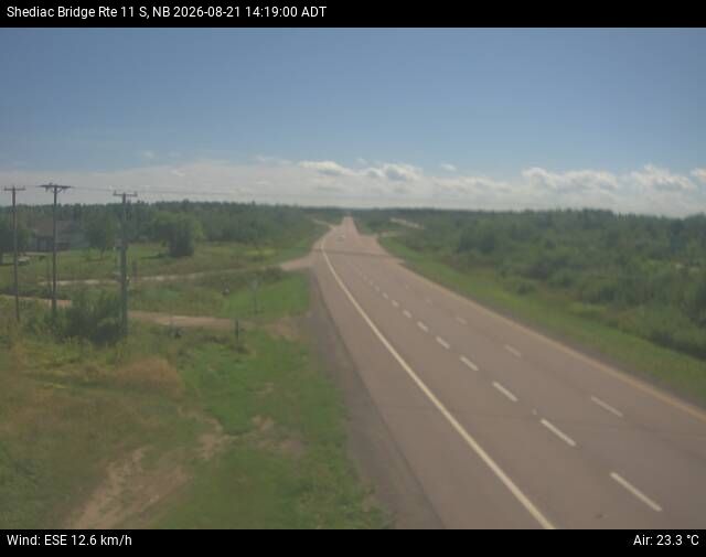 Web Cam image of Shediac Bridge (NB Highway 11)