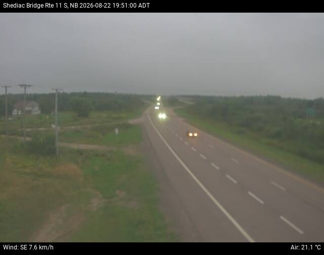 Web Cam image of Shediac Bridge (NB Highway 11)