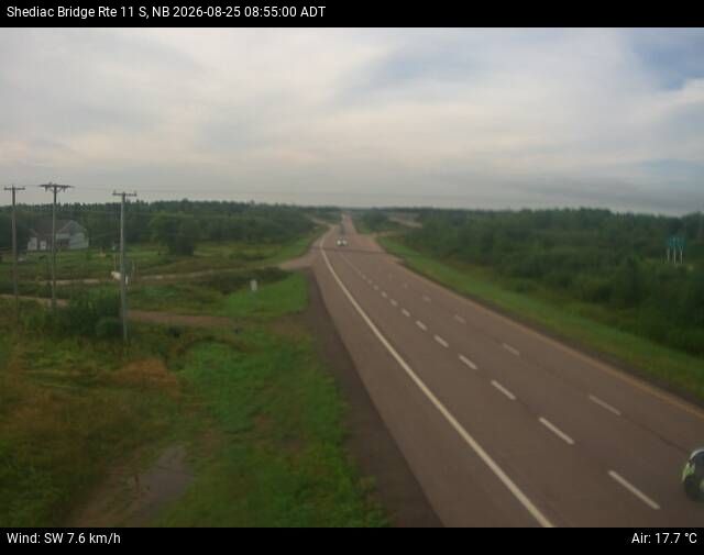 Web Cam image of Shediac Bridge (NB Highway 11)