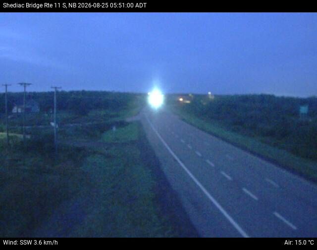 Web Cam image of Shediac Bridge (NB Highway 11)