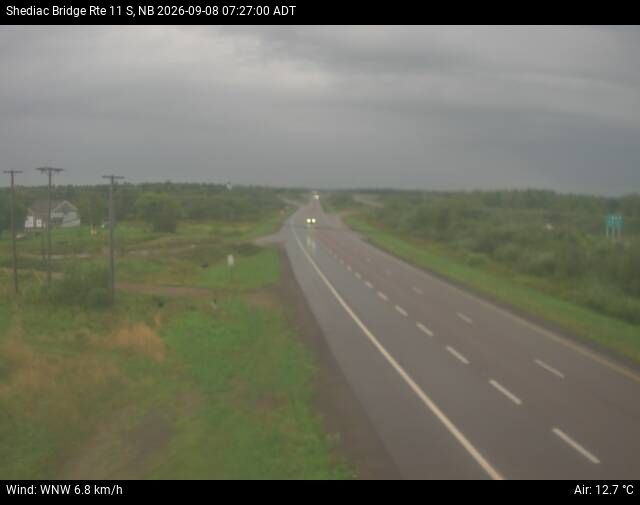 Web Cam image of Shediac Bridge (NB Highway 11)