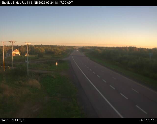 Web Cam image of Shediac Bridge (NB Highway 11)