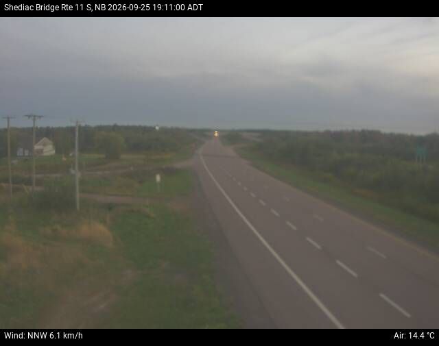Web Cam image of Shediac Bridge (NB Highway 11)
