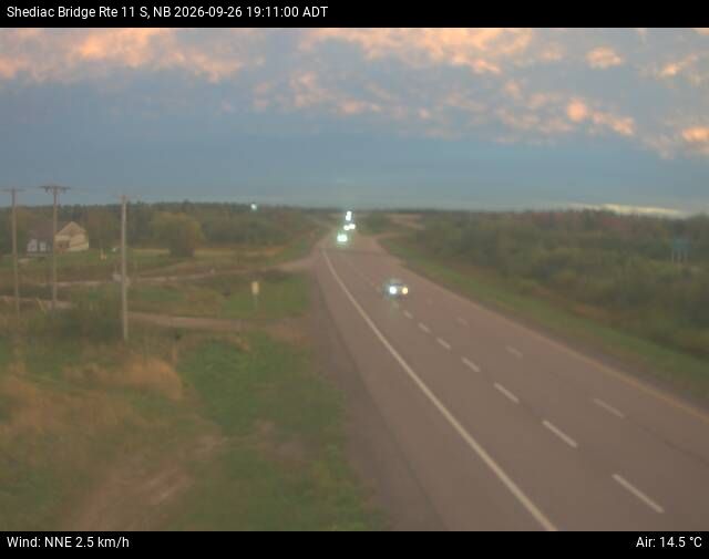 Web Cam image of Shediac Bridge (NB Highway 11)