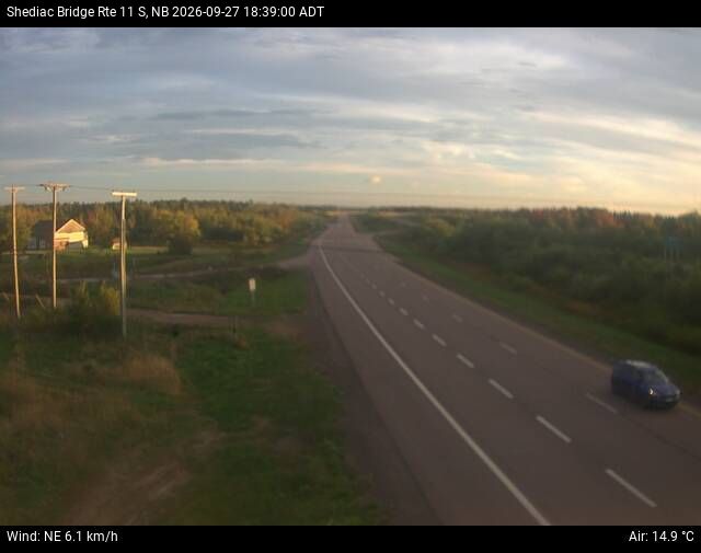 Web Cam image of Shediac Bridge (NB Highway 11)