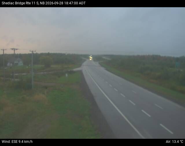 Web Cam image of Shediac Bridge (NB Highway 11)