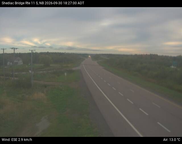 Web Cam image of Shediac Bridge (NB Highway 11)