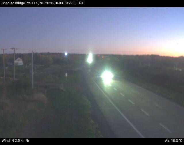 Web Cam image of Shediac Bridge (NB Highway 11)