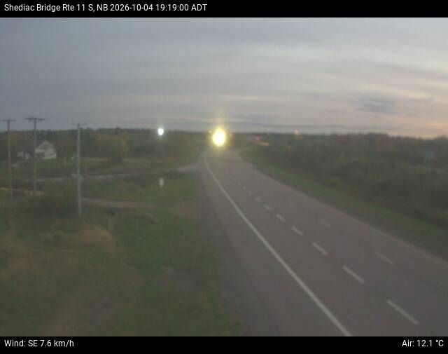 Web Cam image of Shediac Bridge (NB Highway 11)