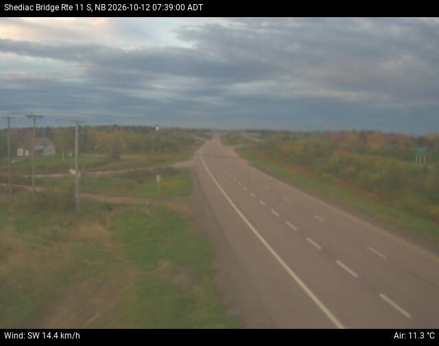 Web Cam image of Shediac Bridge (NB Highway 11)