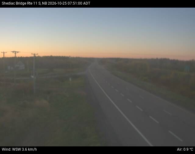 Web Cam image of Shediac Bridge (NB Highway 11)