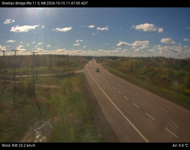Web Cam image of Shediac Bridge (NB Highway 11)