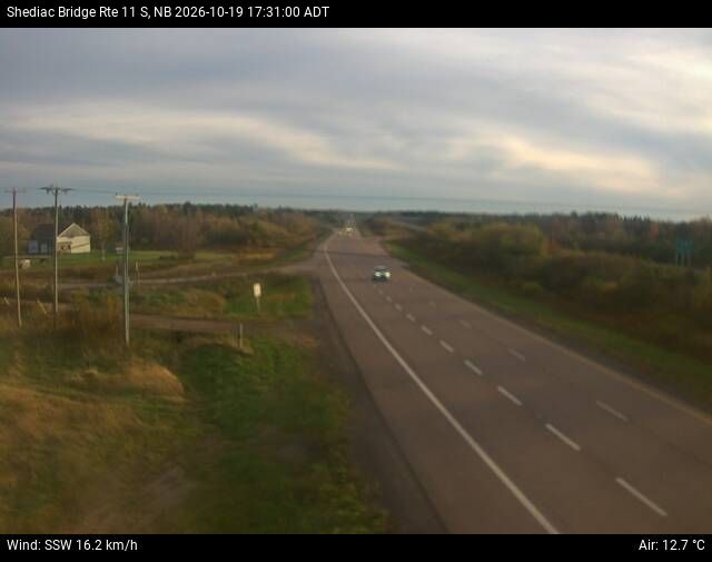Web Cam image of Shediac Bridge (NB Highway 11)