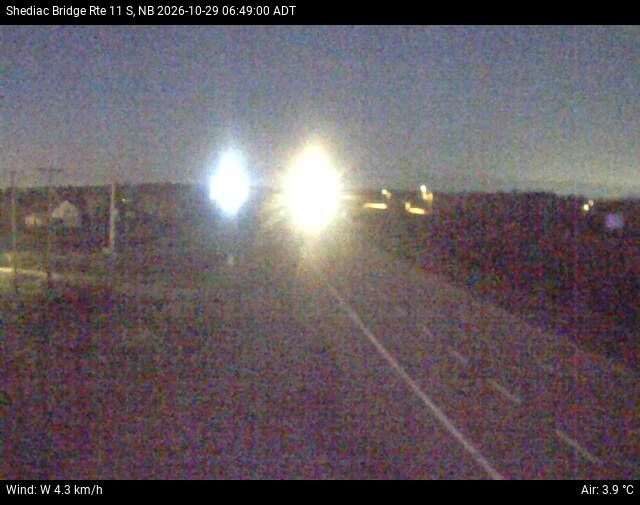 Web Cam image of Shediac Bridge (NB Highway 11)