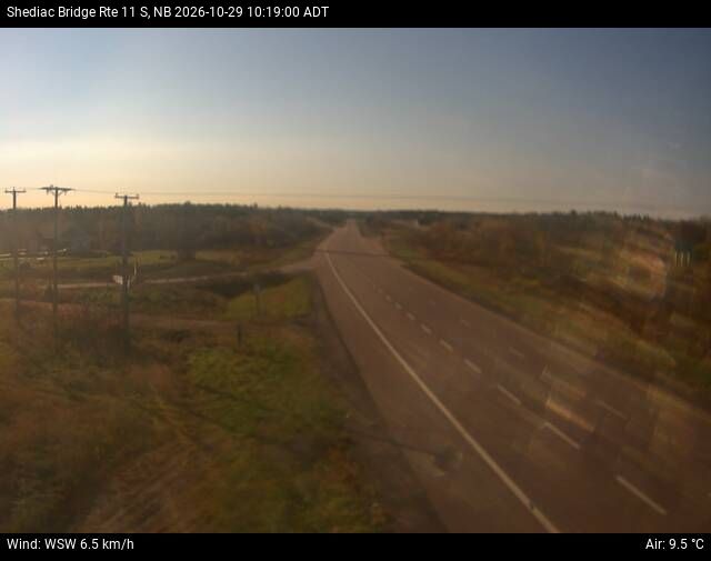 Web Cam image of Shediac Bridge (NB Highway 11)