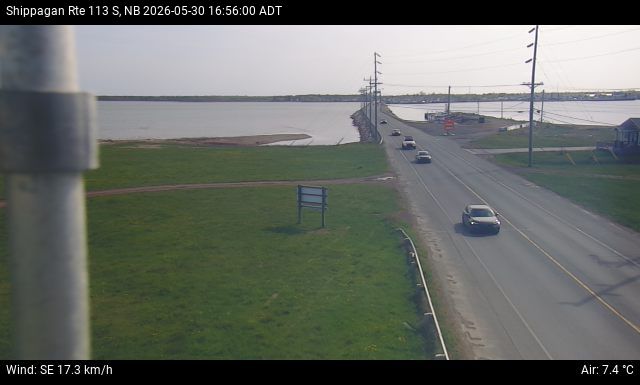 Web Cam image of Shippagan (NB Highway 113)