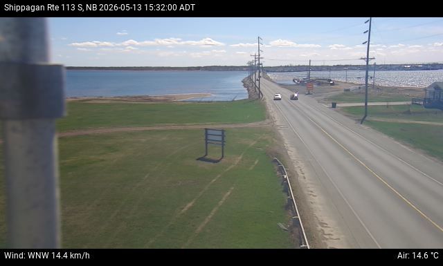 Web Cam image of Shippagan (NB Highway 113)