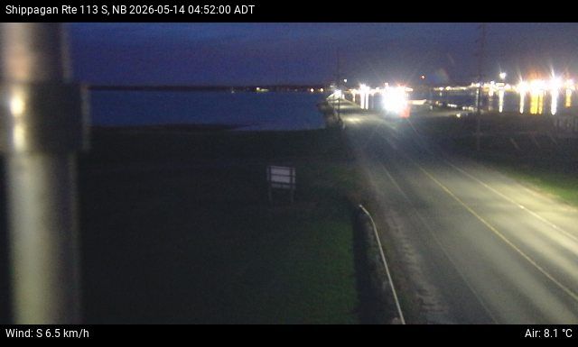 Web Cam image of Shippagan (NB Highway 113)