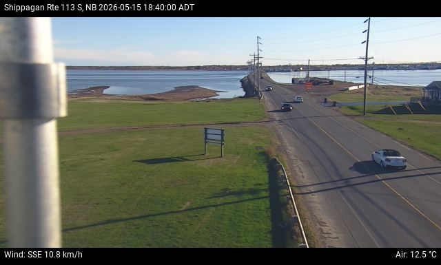 Web Cam image of Shippagan (NB Highway 113)