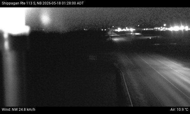 Web Cam image of Shippagan (NB Highway 113)