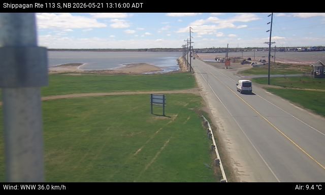 Web Cam image of Shippagan (NB Highway 113)