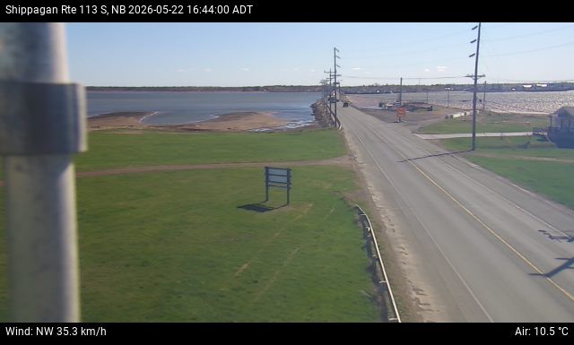 Web Cam image of Shippagan (NB Highway 113)