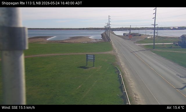 Web Cam image of Shippagan (NB Highway 113)