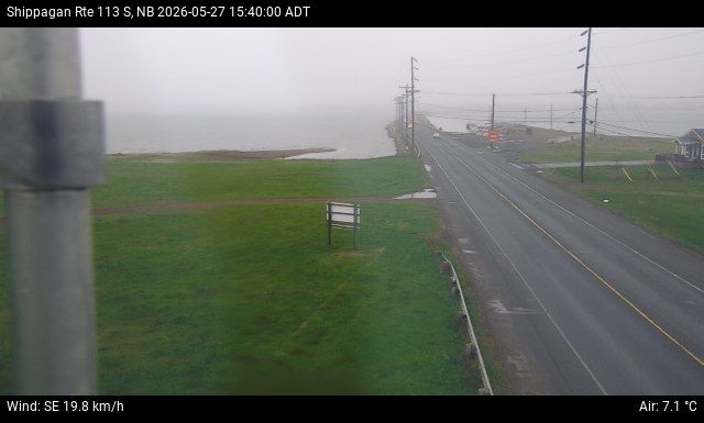 Web Cam image of Shippagan (NB Highway 113)