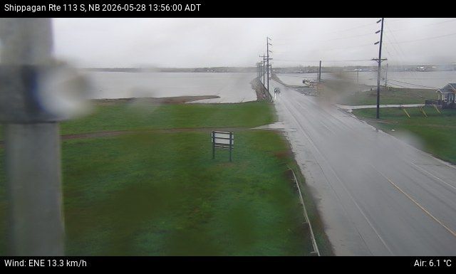 Web Cam image of Shippagan (NB Highway 113)