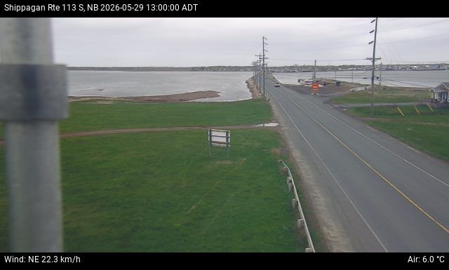Web Cam image of Shippagan (NB Highway 113)