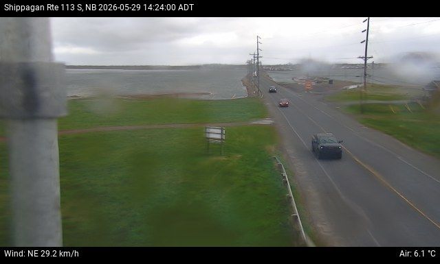 Web Cam image of Shippagan (NB Highway 113)