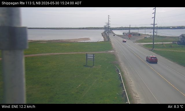Web Cam image of Shippagan (NB Highway 113)