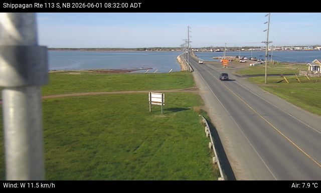 Web Cam image of Shippagan (NB Highway 113)