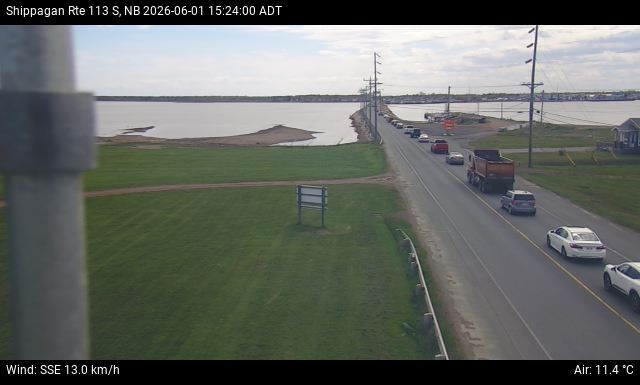 Web Cam image of Shippagan (NB Highway 113)