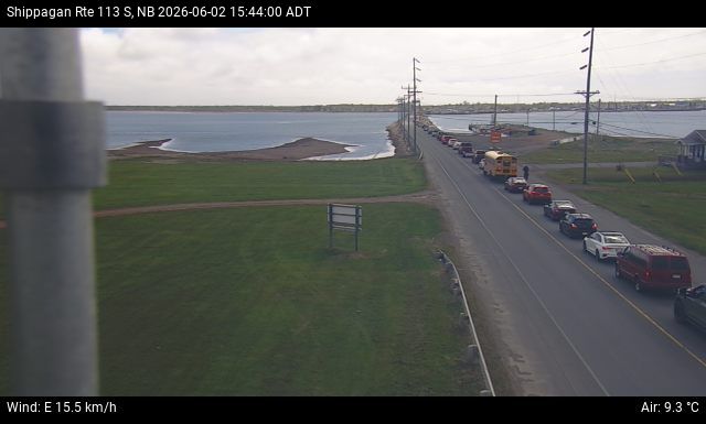 Web Cam image of Shippagan (NB Highway 113)
