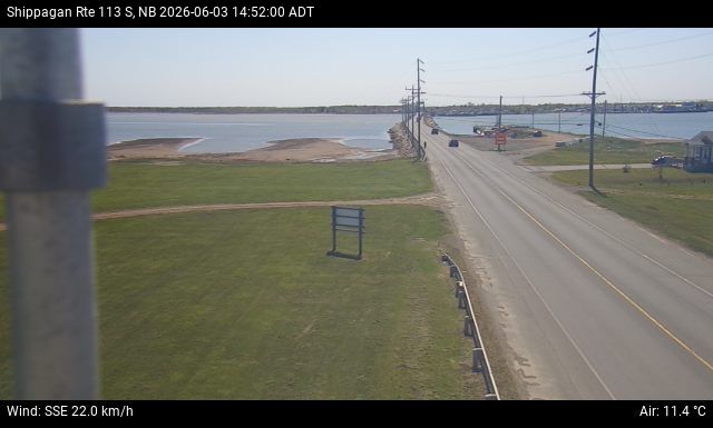 Web Cam image of Shippagan (NB Highway 113)