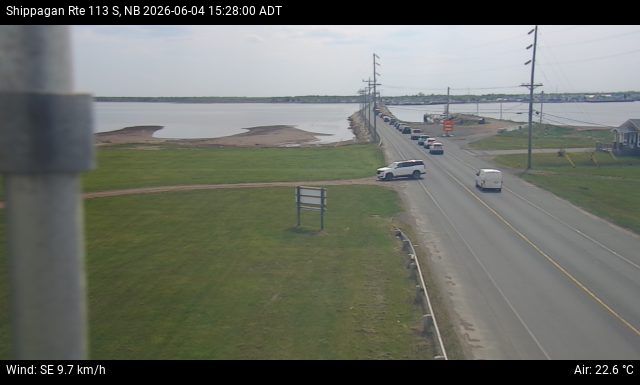 Web Cam image of Shippagan (NB Highway 113)