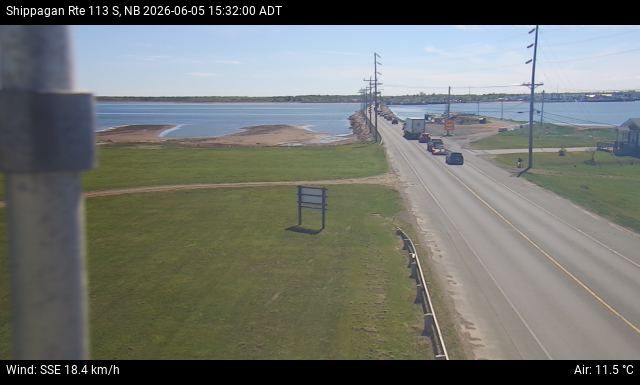 Web Cam image of Shippagan (NB Highway 113)