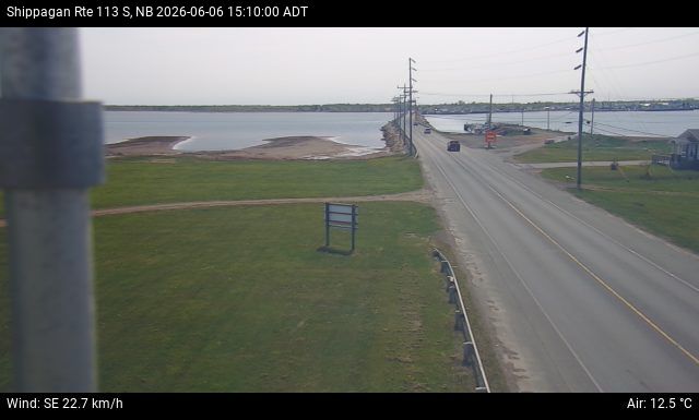 Web Cam image of Shippagan (NB Highway 113)