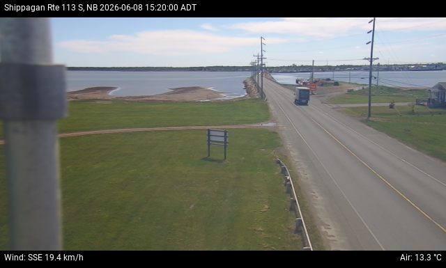 Web Cam image of Shippagan (NB Highway 113)