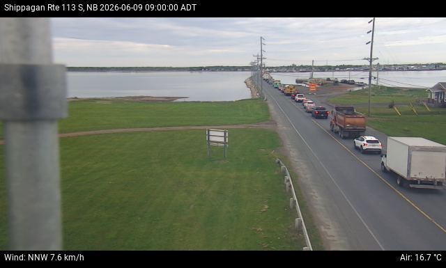 Web Cam image of Shippagan (NB Highway 113)