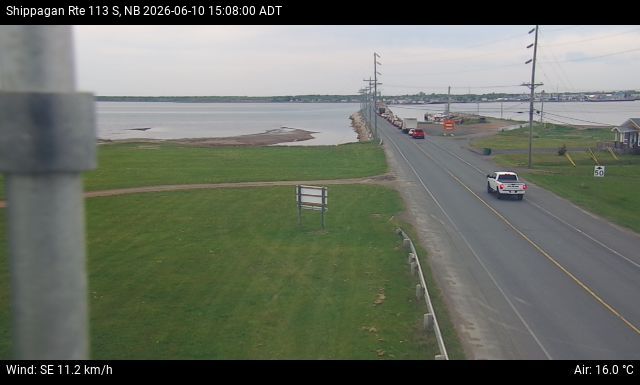 Web Cam image of Shippagan (NB Highway 113)