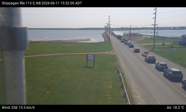 Web Cam image of Shippagan (NB Highway 113)