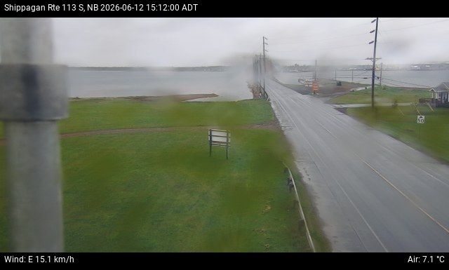Web Cam image of Shippagan (NB Highway 113)