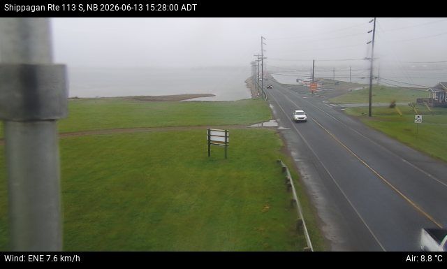 Web Cam image of Shippagan (NB Highway 113)