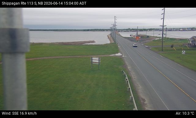 Web Cam image of Shippagan (NB Highway 113)