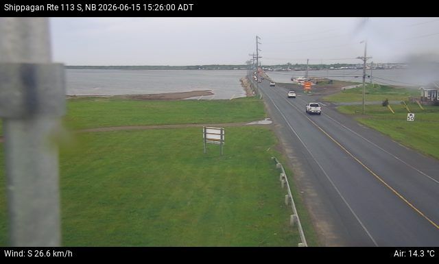 Web Cam image of Shippagan (NB Highway 113)