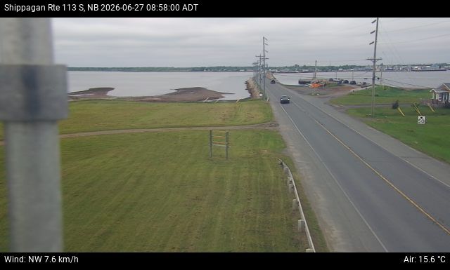 Web Cam image of Shippagan (NB Highway 113)